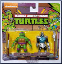 Donatello / Shredder from Teenage Mutant Ninja Turtles - Classic Collection - Minis - Repaints manufactured by Playmates [Front]