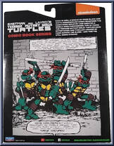 Comic Book Series Leonardo from Teenage Mutant Ninja Turtles - Classic Collection - 40th Anniversary manufactured by Playmates [Back]