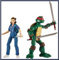 Leonardo / Eleven from Teenage Mutant Ninja Turtles - Classic Collection - Stranger Things manufactured by Playmates [Loose]