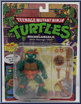 Michelangelo (Storage Shell) from Teenage Mutant Ninja Turtles - Classic Collection - 90th Reissue - 2022 manufactured by Playmates [Front]