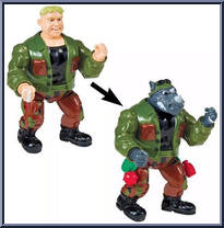 Mutatin' Rocksteady from Teenage Mutant Ninja Turtles - Classic Collection - 90th Reissue - 2022 manufactured by Playmates [Loose]
