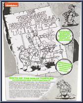 Original Sketch Leonardo from Teenage Mutant Ninja Turtles - Classic Collection - 40th Anniversary manufactured by Playmates [Back]
