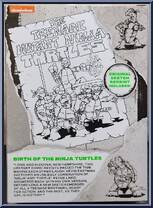 Original Sketch Leonardo from Teenage Mutant Ninja Turtles - Classic Collection - 40th Anniversary manufactured by Playmates [Back]