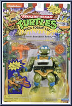 Pizza Tossin' Leo from Teenage Mutant Ninja Turtles - Classic Collection - 90th Reissue - 2022 manufactured by Playmates [Front]