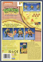 Pizza Tossin' Mike from Teenage Mutant Ninja Turtles - Classic Collection - 90th Reissue - 2022 manufactured by Playmates [Back]