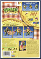 Pizza Tossin' Raph from Teenage Mutant Ninja Turtles - Classic Collection - 90th Reissue - 2022 manufactured by Playmates [Back]