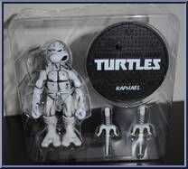 30 Years TMNT - Original Comic Book Raphael (Black & White) from Teenage Mutant Ninja Turtles - Classic Collection - Exclusives manufactured by Playmates [Front]