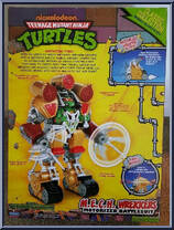 Raphael from Teenage Mutant Ninja Turtles - Classic Collection - M.E.C.H Wrekkers manufactured by Playmates [Back]