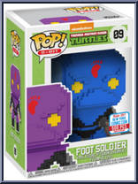 Foot Soldier (Blue) (8-Bit) from Teenage Mutant Ninja Turtles - Pop! Vinyl Figures manufactured by Funko [Front]