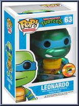 Leonardo (Metallic) from Teenage Mutant Ninja Turtles - Pop! Vinyl Figures manufactured by Funko [Front]