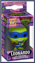 Leonardo from Teenage Mutant Ninja Turtles - Mutant Mayhem Pop! Keychains manufactured by Funko [Front]