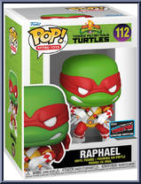 Raphael (Red Ranger) from Teenage Mutant Ninja Turtles - Power Rangers Pop! manufactured by Funko [Front]