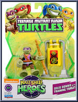Dojo Donnie (with Training Target) from Teenage Mutant Ninja Turtles - Half Shell Heroes - Basic Series manufactured by Playmates [Front]