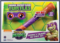 Donnie's Talking Bo Staff Set from Teenage Mutant Ninja Turtles - Half Shell Heroes - Role Play manufactured by Playmates [Front]