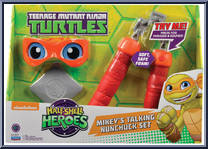 Mikey's Talking Nunchuck Set from Teenage Mutant Ninja Turtles - Half Shell Heroes - Role Play manufactured by Playmates [Front]