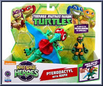 Pterodactyl (with Raph) from Teenage Mutant Ninja Turtles - Half Shell Heroes - Basic Series manufactured by Playmates [Front]