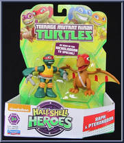 Raph & Pteranoodon from Teenage Mutant Ninja Turtles - Half Shell Heroes - 2-Packs manufactured by Playmates [Front]