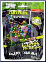 Leonardo (Black & White) from Teenage Mutant Ninja Turtles - HeroClix - Gravity Feed manufactured by WizKids [Front]