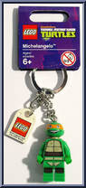 Michelangelo from Teenage Mutant Ninja Turtles - Keychains manufactured by Lego [Front]