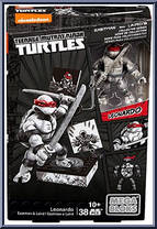 Leonardo from Teenage Mutant Ninja Turtles - Eastman & Laird manufactured by Mega Bloks [Front]