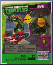 Raph (Skate Training) from Teenage Mutant Ninja Turtles - 2016 Series manufactured by Mega Bloks [Front]