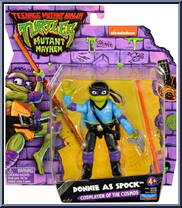Donnie as Spock from Teenage Mutant Ninja Turtles - Mutant Mayhem - Basic Series manufactured by Playmates [Front]