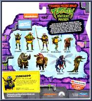 Leonardo from Teenage Mutant Ninja Turtles - Mutant Mayhem - Basic Series manufactured by Playmates [Back]