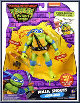 Leonardo from Teenage Mutant Ninja Turtles - Mutant Mayhem - Ninja Shouts manufactured by Playmates [Front]