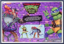 Leonardo vs Mega Mutant from Teenage Mutant Ninja Turtles - Mutant Mayhem - Box Sets manufactured by Playmates [Back]