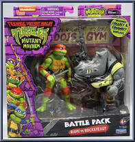 Raph vs Rocksteady Action Figure