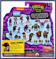 Young Splinter from Teenage Mutant Ninja Turtles - Mutant Mayhem - Basic Series manufactured by Playmates [Back]