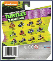 Shredder in Shreddermobile from Teenage Mutant Ninja Turtles - Nickelodeon - T-Machines manufactured by Playmates [Back]