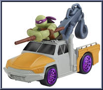 Donnie in Service Truck from Teenage Mutant Ninja Turtles - Nickelodeon - T-Machines manufactured by Playmates [Loose]