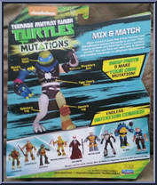 Leo from Teenage Mutant Ninja Turtles - Nickelodeon - Mutations manufactured by Playmates [Back]