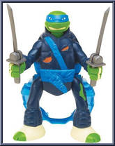Leonardo from Teenage Mutant Ninja Turtles - Nickelodeon - Throw -N- Battle manufactured by Playmates [Loose]