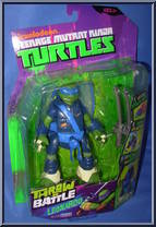 Leonardo from Teenage Mutant Ninja Turtles - Nickelodeon - Throw -N- Battle manufactured by Playmates [Front]