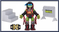 Leonardo as Finn Balor from Teenage Mutant Ninja Turtles - Nickelodeon - WWE manufactured by Playmates [Loose]