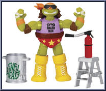 Michelangelo as "Macho Man" Randy Savage from Teenage Mutant Ninja Turtles - Nickelodeon - WWE manufactured by Playmates [Loose]