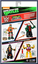 Michelangelo as "Macho Man" Randy Savage from Teenage Mutant Ninja Turtles - Nickelodeon - WWE manufactured by Playmates [Back]