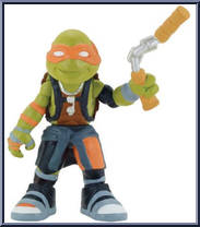 OOTS Michelangelo from Teenage Mutant Ninja Turtles - Nickelodeon - Surprise Mini Figures - Series 1 manufactured by Playmates [Loose]
