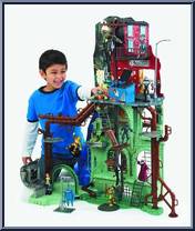 Sewer Lair from Teenage Mutant Ninja Turtles - Nickelodeon - Playsets manufactured by Playmates [Loose]