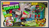 Tri-Flyer (with Jet Jammin' Raph) from Teenage Mutant Ninja Turtles - Nickelodeon - Mutations manufactured by Playmates [Front]