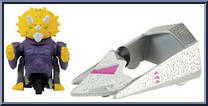 Turbo-Charged Triceraton & Destroyer from Teenage Mutant Ninja Turtles - Nickelodeon - T-Sprints manufactured by Playmates [Loose]
