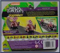 Bebop (with Chopper Trike) from Teenage Mutant Ninja Turtles - Out of the Shadows - T-Sprints manufactured by Playmates [Back]