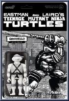 Donatello (Cosmic Greyscale) from Teenage Mutant Ninja Turtles - ReAction Figures manufactured by Super7 [Front]