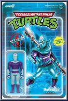Foot Solider (Blue Glow) from Teenage Mutant Ninja Turtles - ReAction Figures manufactured by Super7 [Front]