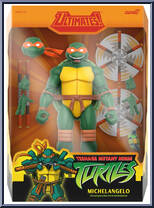 Michelangelo (2003 Animated) from Teenage Mutant Ninja Turtles - Ultimates! manufactured by Super7 [Front]