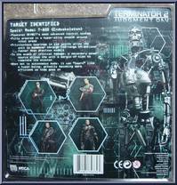 T-800 {Endoskeleton} from Terminator 2 - Series 1 manufactured by Neca [Back]