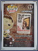 Leatherface from Texas Chainsaw Massacre - Pop! Vinyl Figures manufactured by Funko [Back]