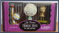 Brie Boy / Pin Cushion Queen / Staring Girl from Tim Burton's Tragic Toys - Box Sets manufactured by Dark Horse Comics [Front]